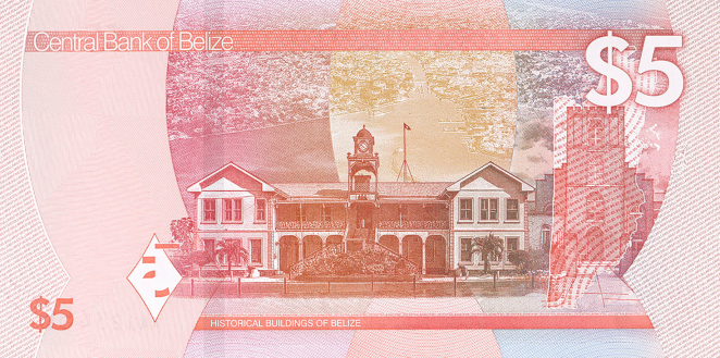 (547) ** PNew (PN74) Belize - 5 Dollars (2025)